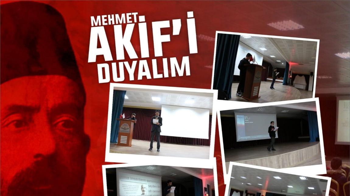 ''20-27 Aralık Mehmet Akif Ersoy'u Anma Haftası